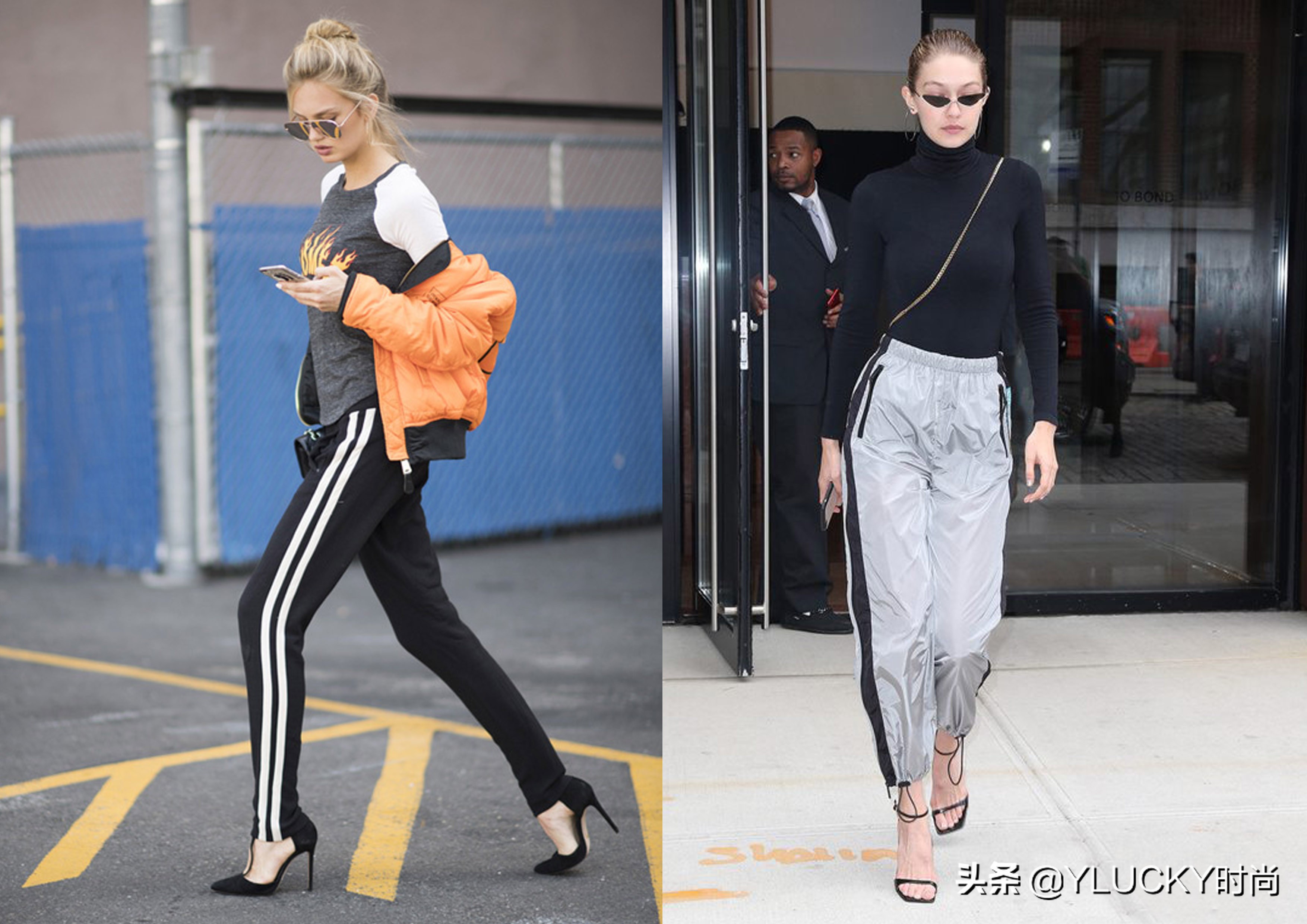 运动裤的舒适与时尚，昼夜大温差轻松换装，简单搭配时髦休闲装