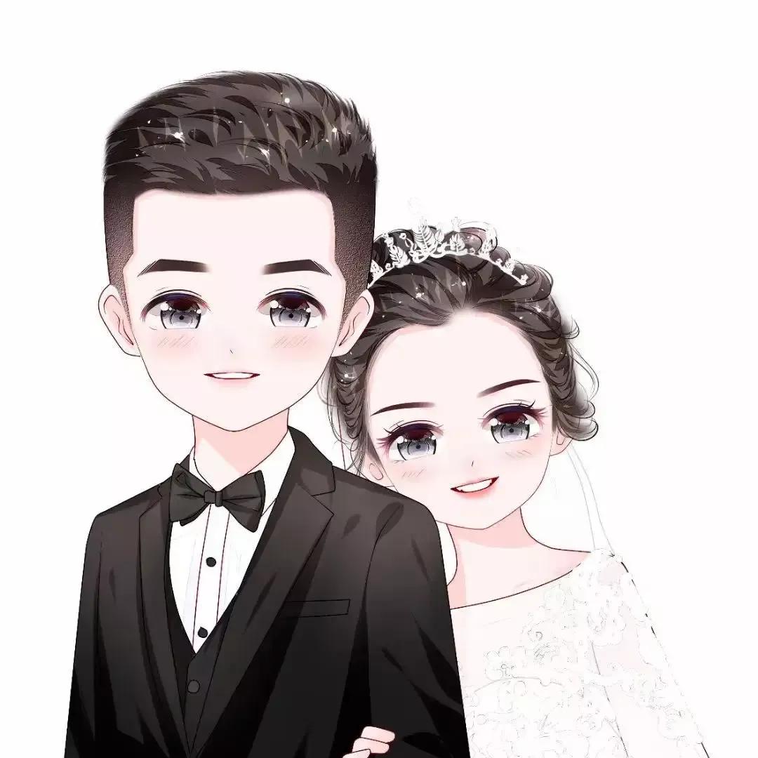 甜酷可爱的微信头像卡通,又好看又可爱又美丽的情侣头像