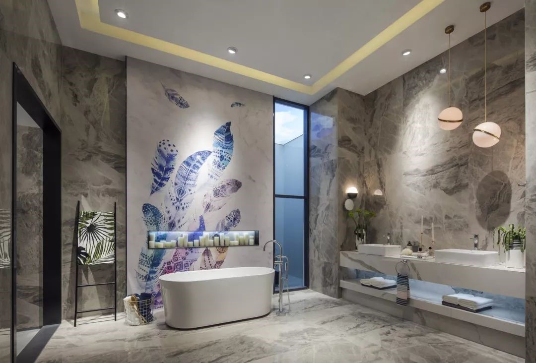 现代简约装修大板瓷砖,未来比较流行的装修风格