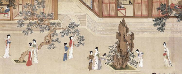 中国文人画艺术,文人生活画