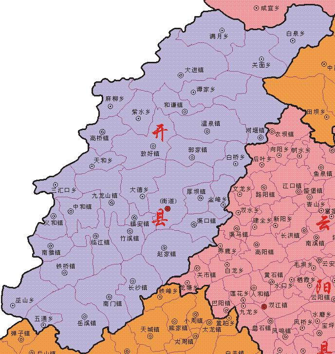 重庆开州区是哪个县,重庆开州县