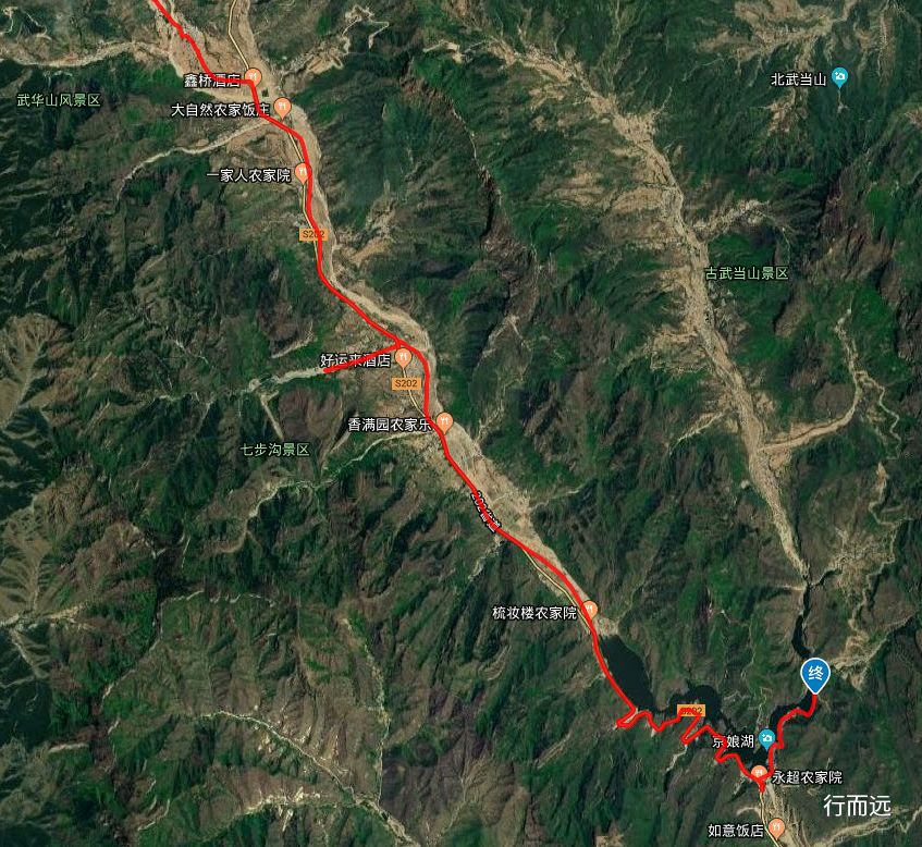 骑行夫子岭-京娘湖,穿越峻极关又进景区了,到河北是一路的美景