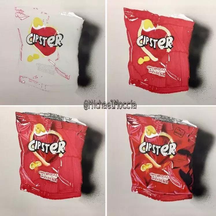 学渣购物小票画画,97年画画天才