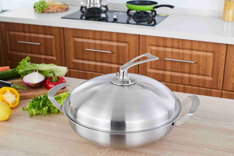 不锈钢锅使用前清洗,不能用钢丝球的锅怎么洗干净