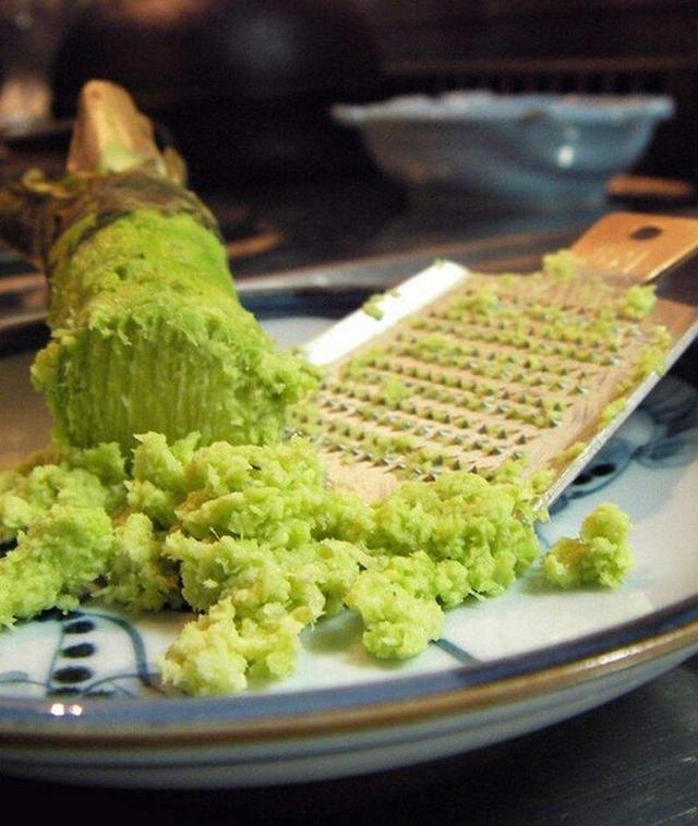 在日本吃芥末,日料芥末和山葵的区别