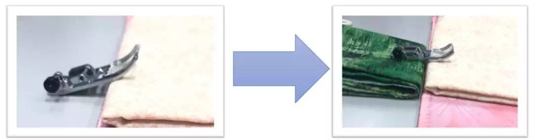 外包边缝纫技巧,缝纫机的压脚怎么压不住布