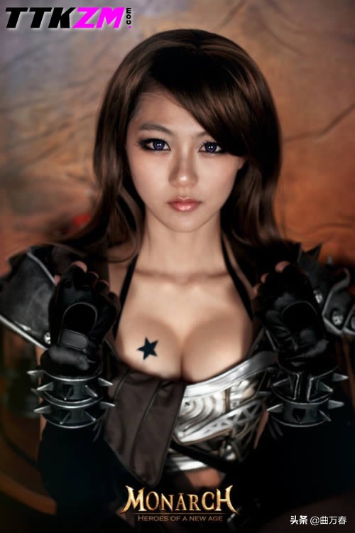 恶魔战士女王蜂cosplay,赛博朋克面罩女cosplay