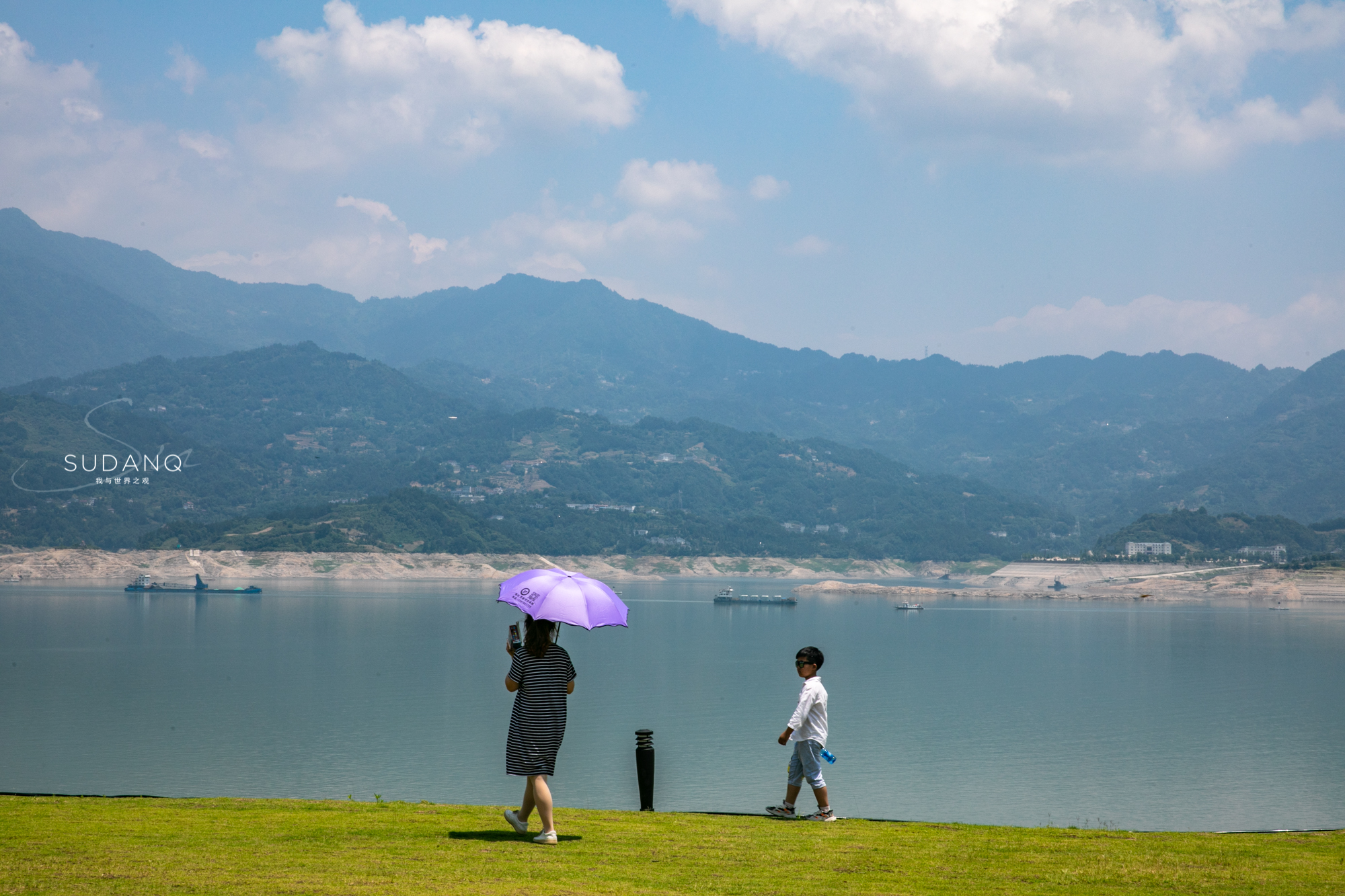 三峡大坝风景如画的地方,美丽壮观的三峡大坝及其周边风景