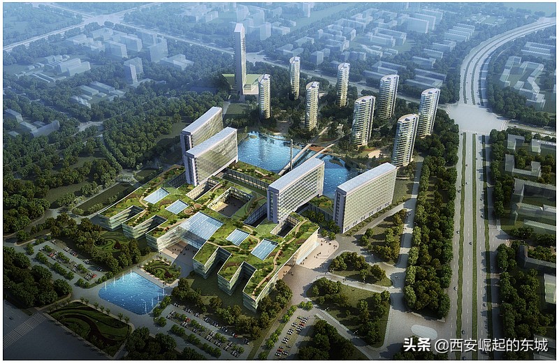 西安国际港务区六大央企总部选址,陆港医院什么时候正式营业