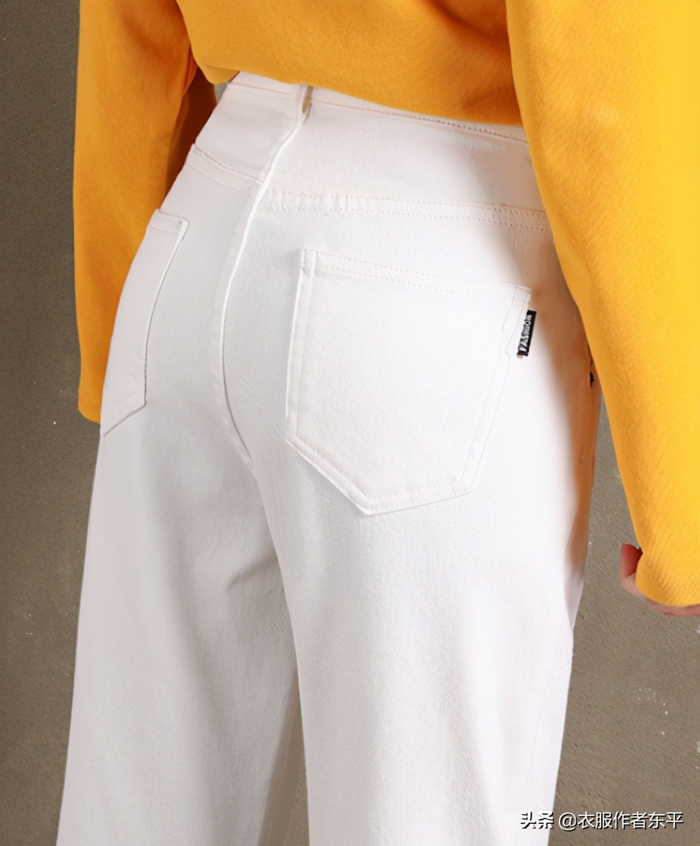 宽松大码牛仔裤裁剪,直筒裤牛仔裤的裁剪