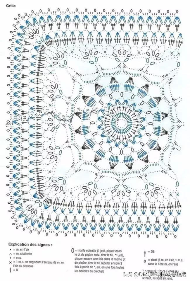 钩餐桌垫,钩餐桌垫视频教程