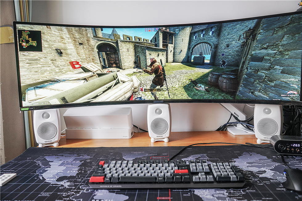 三星玄龙骑士49寸显示器测评144hz,49寸显示器曲率1500和1800