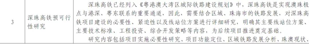 珠斗城际轨道交通,深珠通道改深珠城际