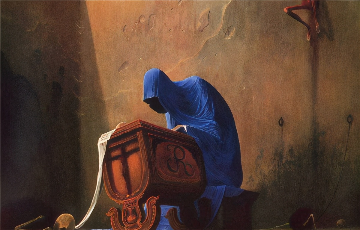 死亡复活的画家画的地狱景象,画家心脏骤停后7分钟画下冥界