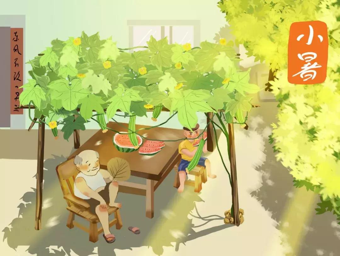 小暑至觅一处清凉守一处静,酷暑难耐寻一份心静觅一处清凉