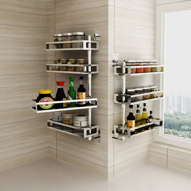 厨房又脏又乱,发现厨房置物架需要整理