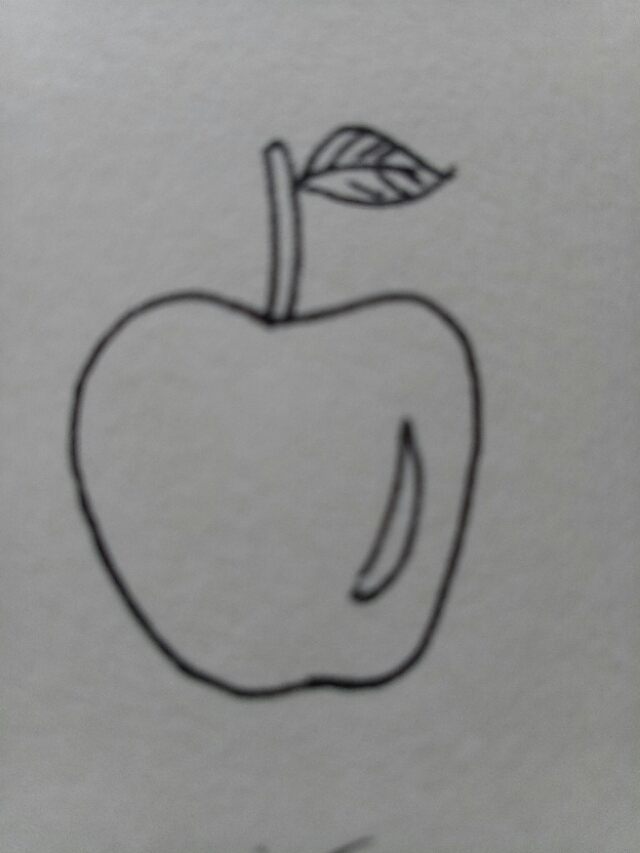 画食物甜品和水果零食简笔画,简笔画儿童3-6岁简单水果