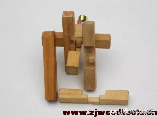 鲁班锁六柱印教程,鲁班锁四根怎么拼