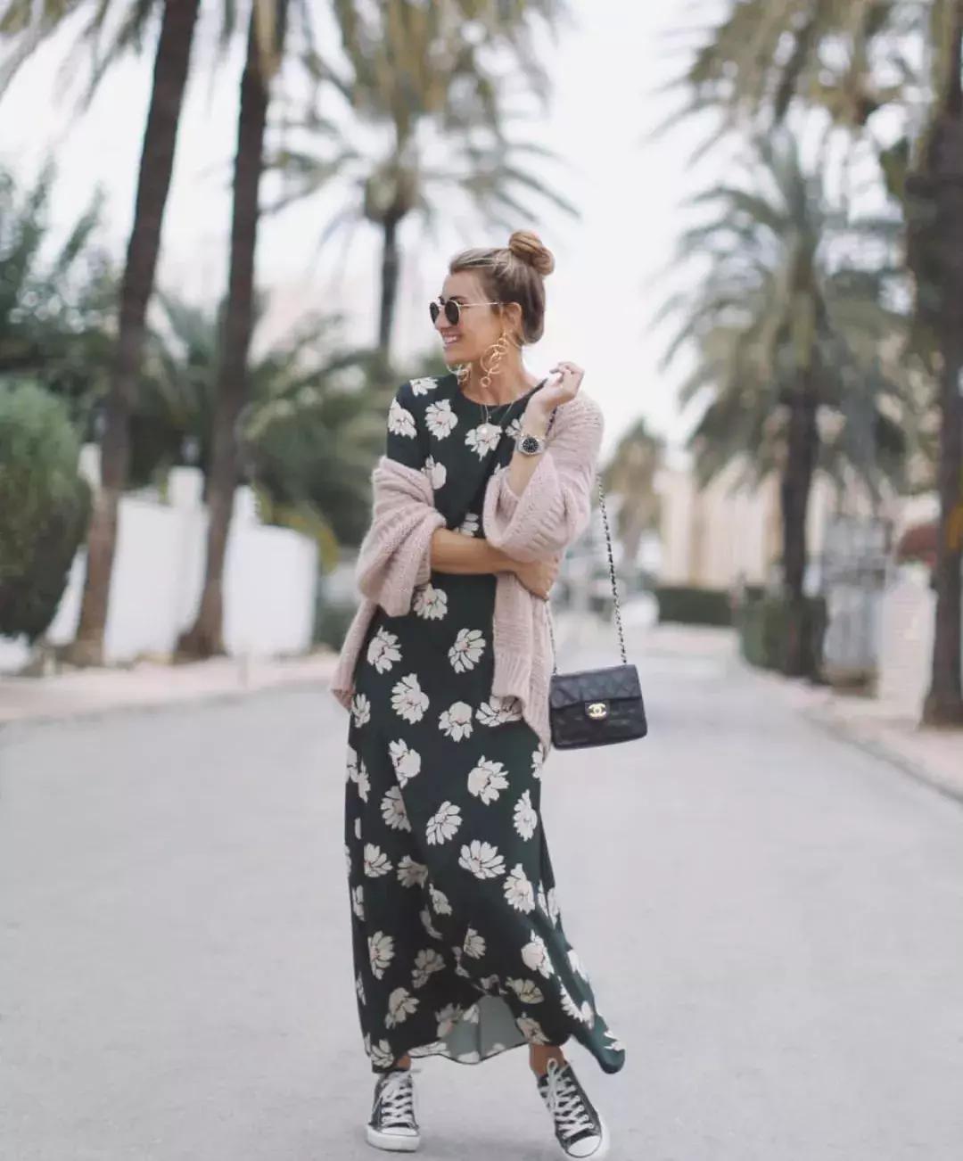 小众印花穿出时髦感,印花气质高级感