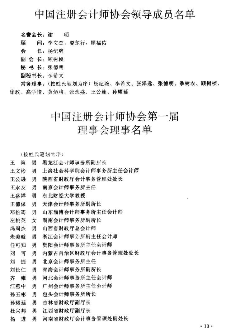 中国注册会计师协会有哪些会员,中国注册会计师协会会长