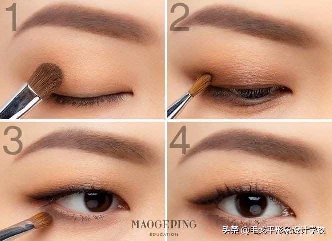 零基础学画眼影用什么牌子的,零基础单眼皮化妆入门教学眼影