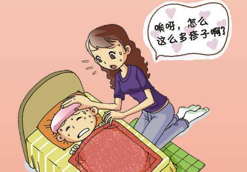 孩子发热腹泻有皮疹等症状,宝宝打疫苗后起皮疹怎么办