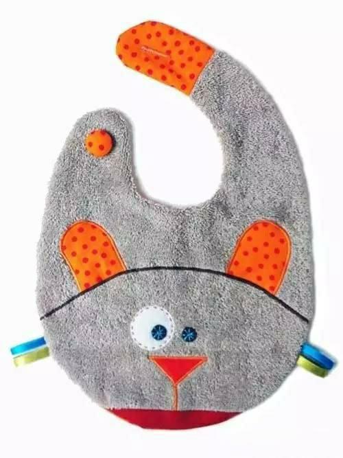 儿童5岁围嘴纯棉布大号,婴儿旧衣服改造围嘴