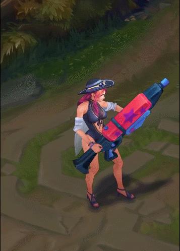 lol泳池派对男枪皮肤技能,lol男枪泳池皮肤视频