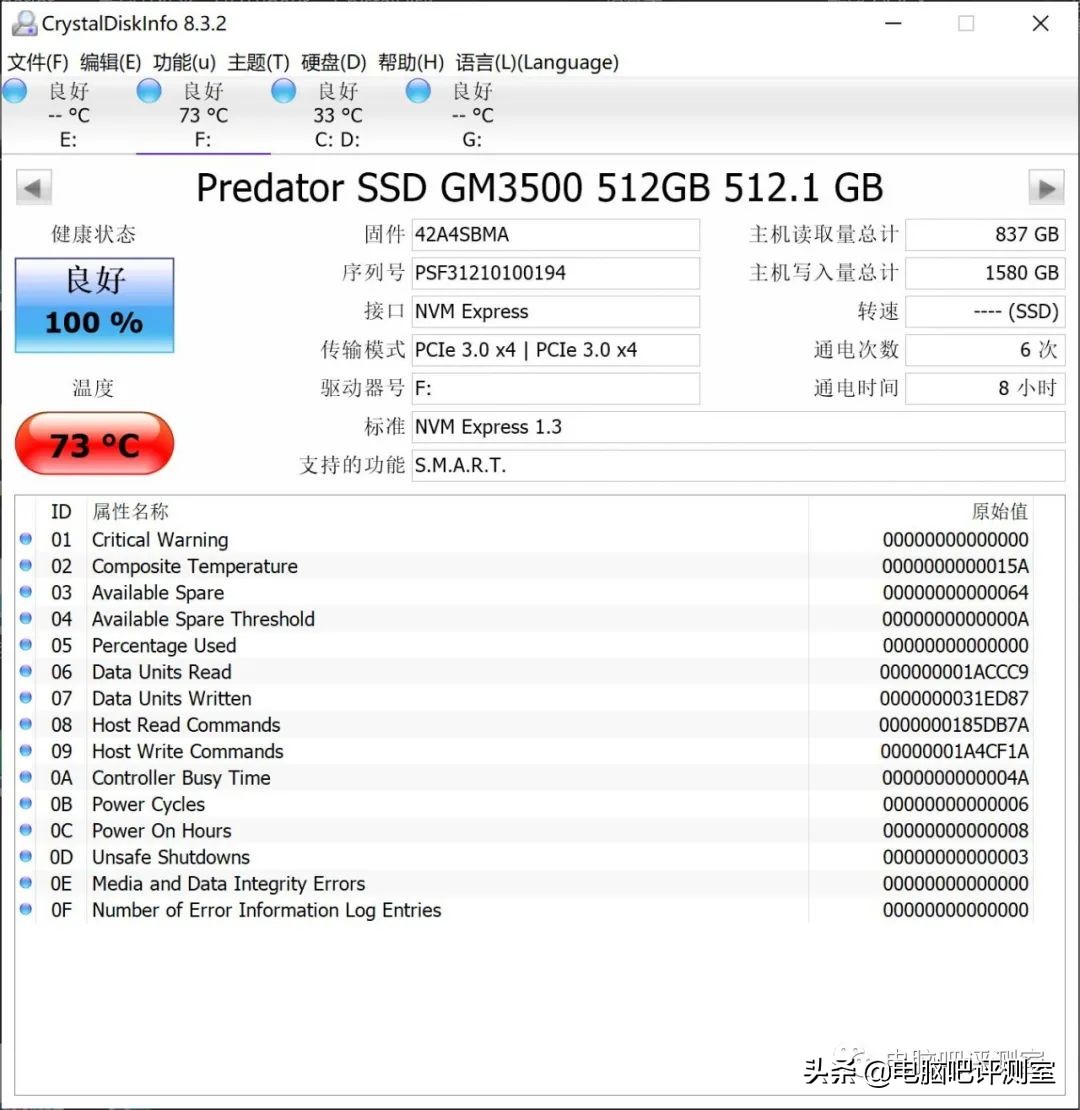 宏碁掠夺者gm3500固态硬盘测评,宏碁掠夺者gm3500建议买吗