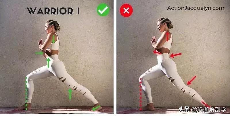 28个常见瑜伽体式,瑜伽25个正确错误动作对比
