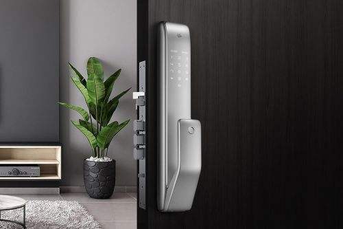 米家智能门锁对比小米门铃,小米米家智能门锁推拉式测评