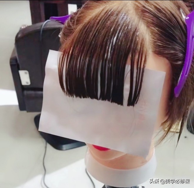 刘海修剪教程齐刘海,修剪齐刘海的技巧视频