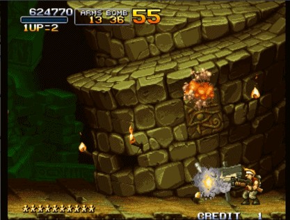 街机合金弹头boss大全,合金弹头2双人同屏恐怖彩蛋