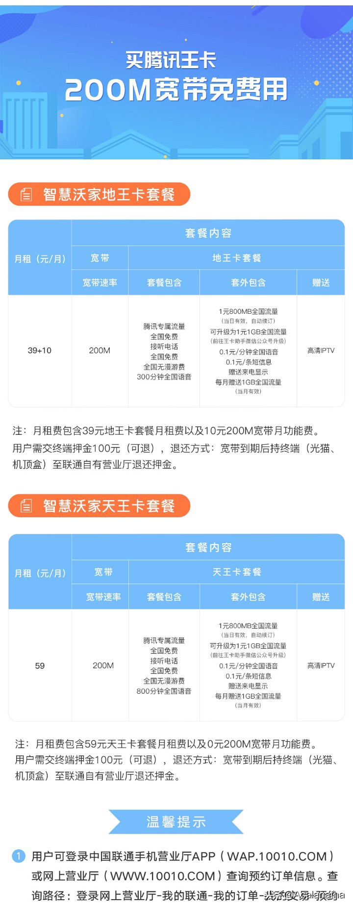 河北联通最新融合套餐,河北联通宽带套餐介绍