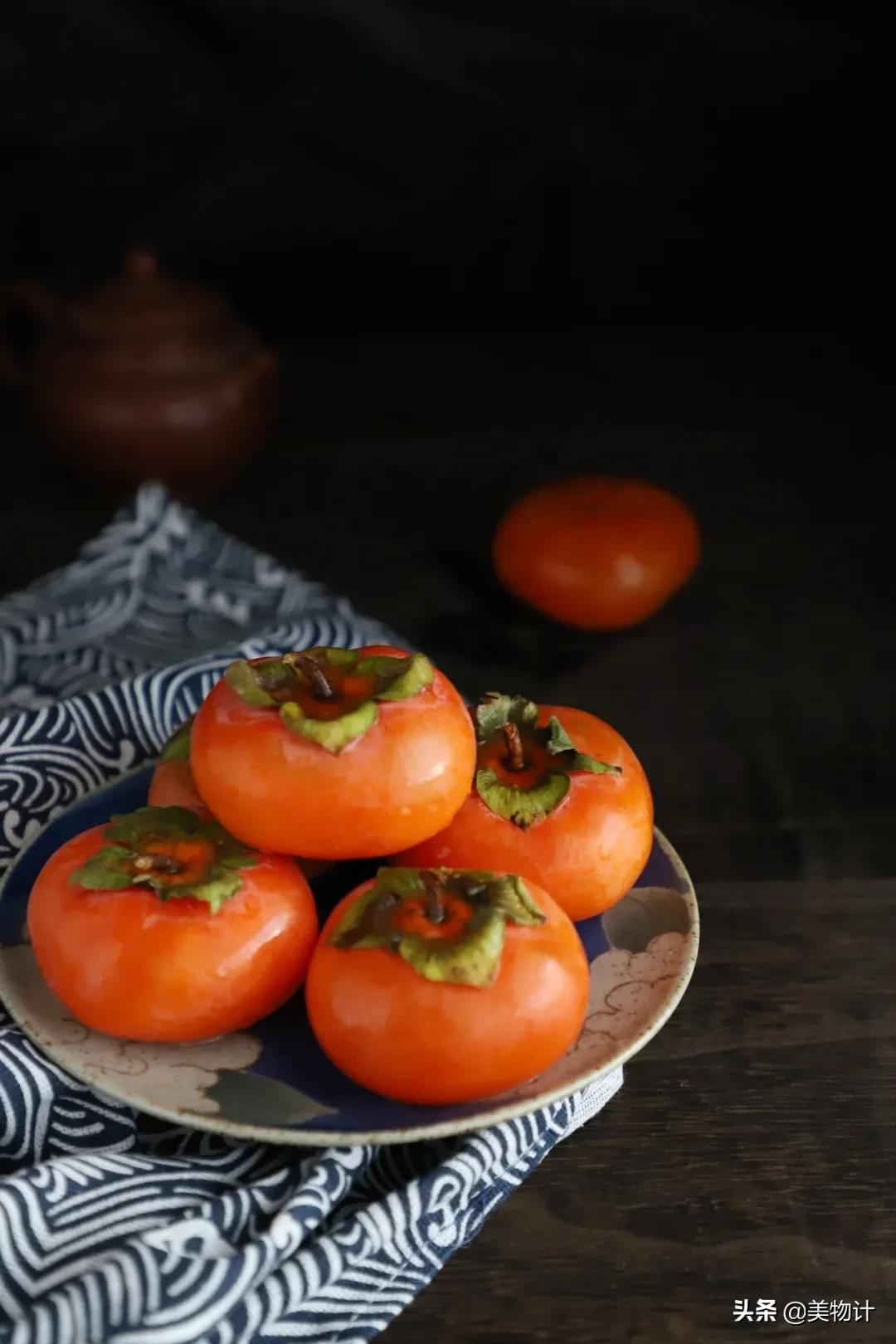 柿子红了人像摄影,柿子红了