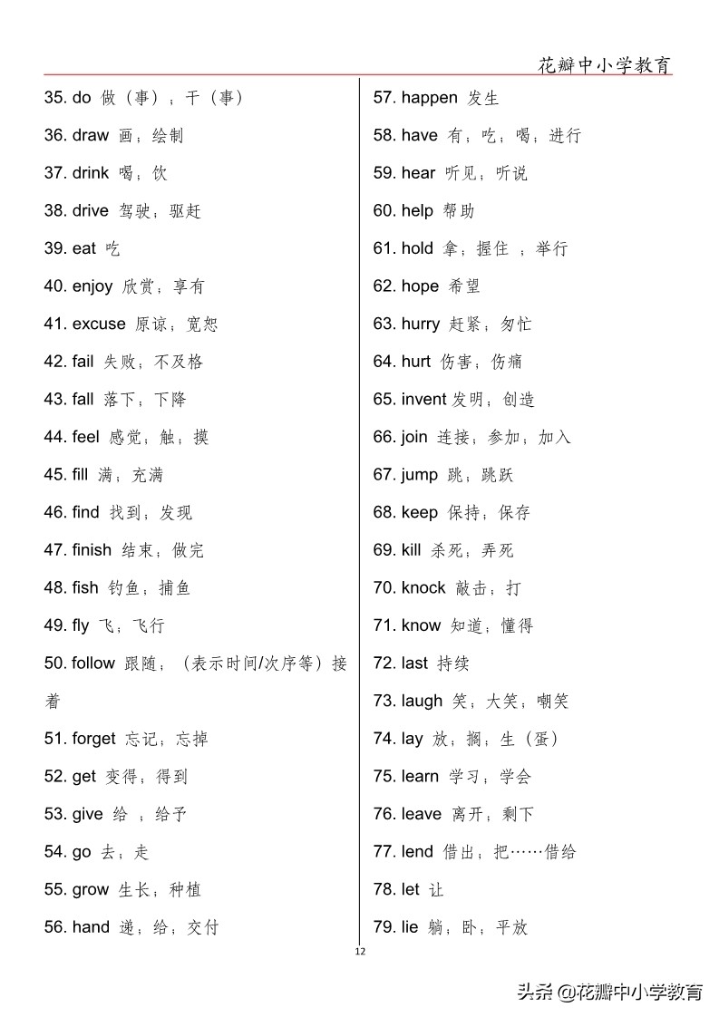 中考英语单词必背人教版,中考英语单词每天50个