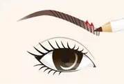 教你用眉笔画出自然眼线,简单线条眉笔正确用法