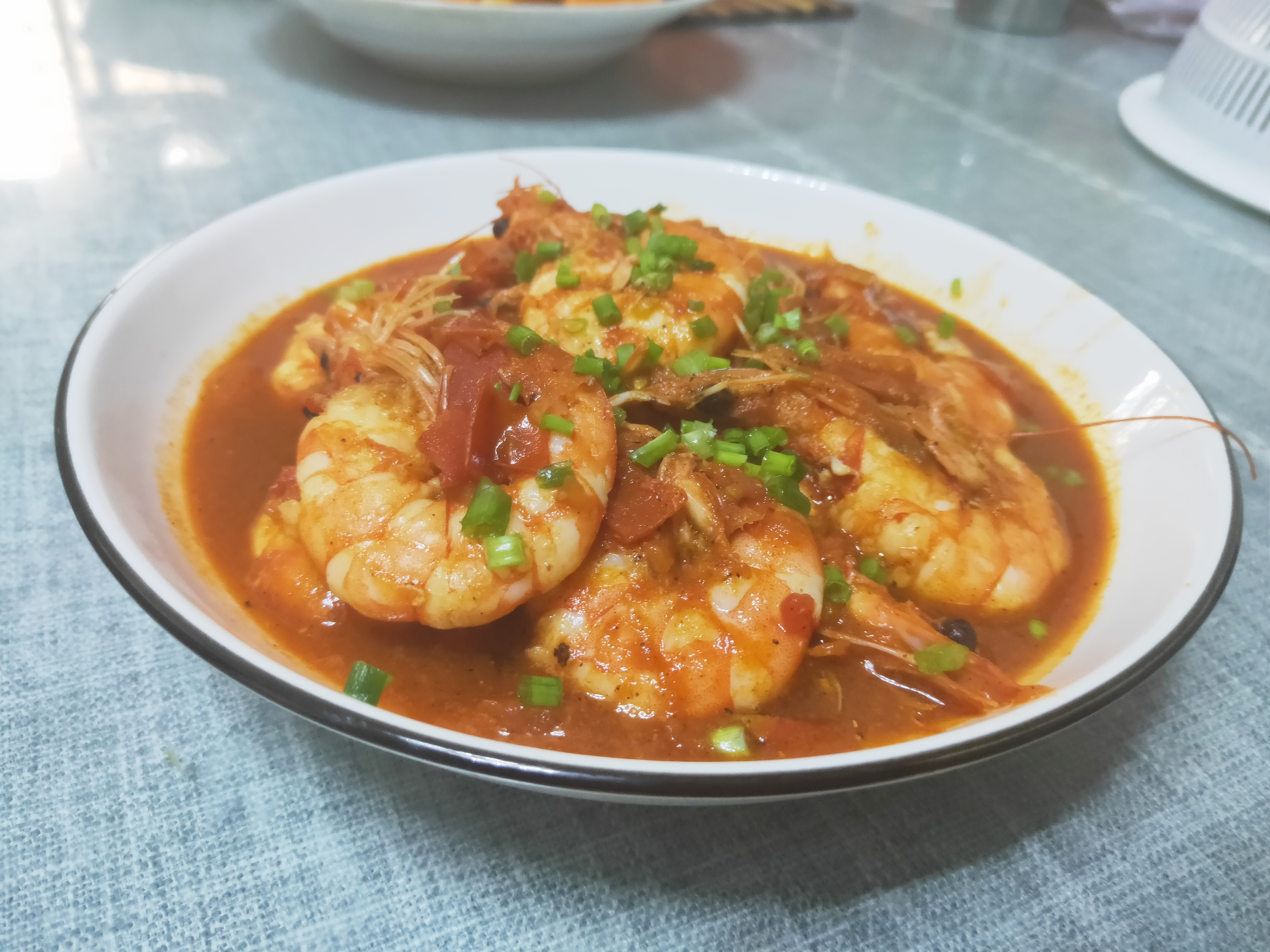 最好吃的番茄大虾,第一次尝试番茄焖虾