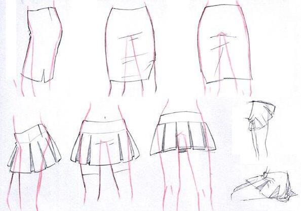 衣服的褶皱怎么画？动漫衣服褶皱的详细画法