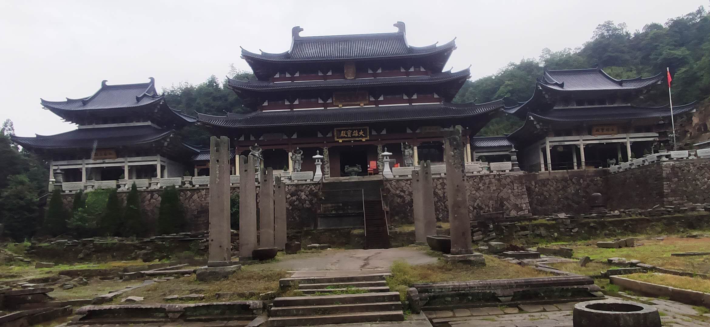 雨中游大奇山,雨中游太湖