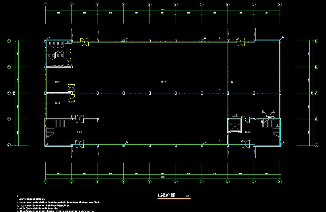 临时用电cad平面布置图,cad高压配电房基础图