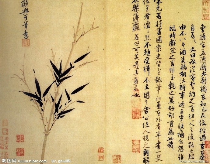 历代画竹精选书籍,历代名家画竹名画大全