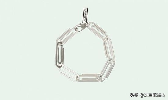 银曲别针奢侈品,心形曲别针奢侈品