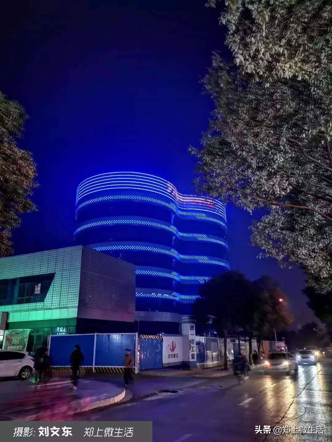 魅力小城夜景,魅力上街诗歌