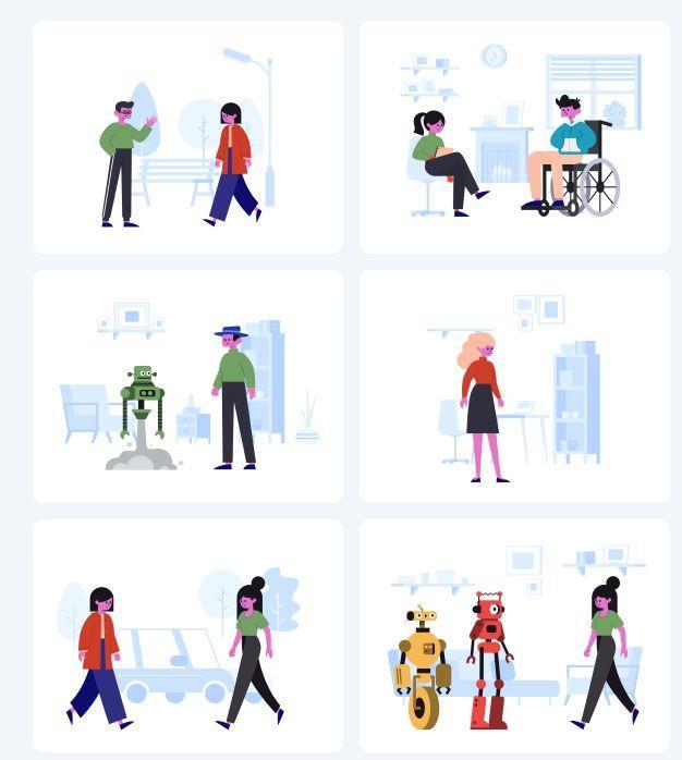 设计基础插画素材网站,插画ui素材