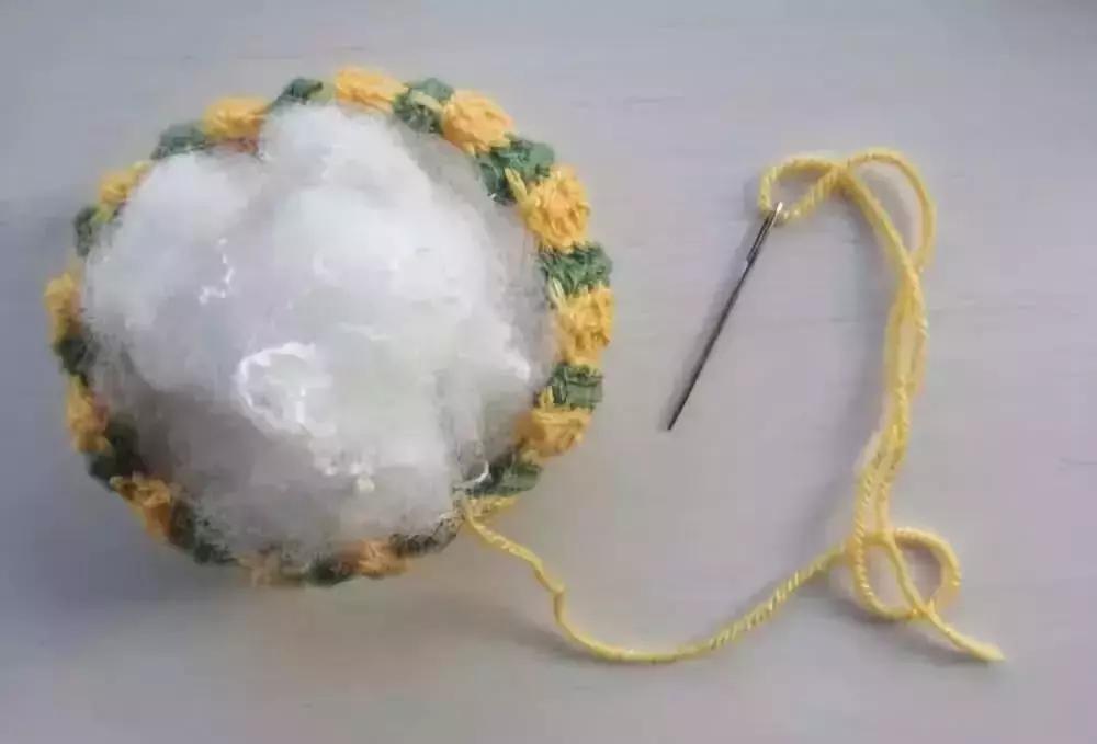 南瓜储物盒钩针教程,小南瓜卡子钩针教程