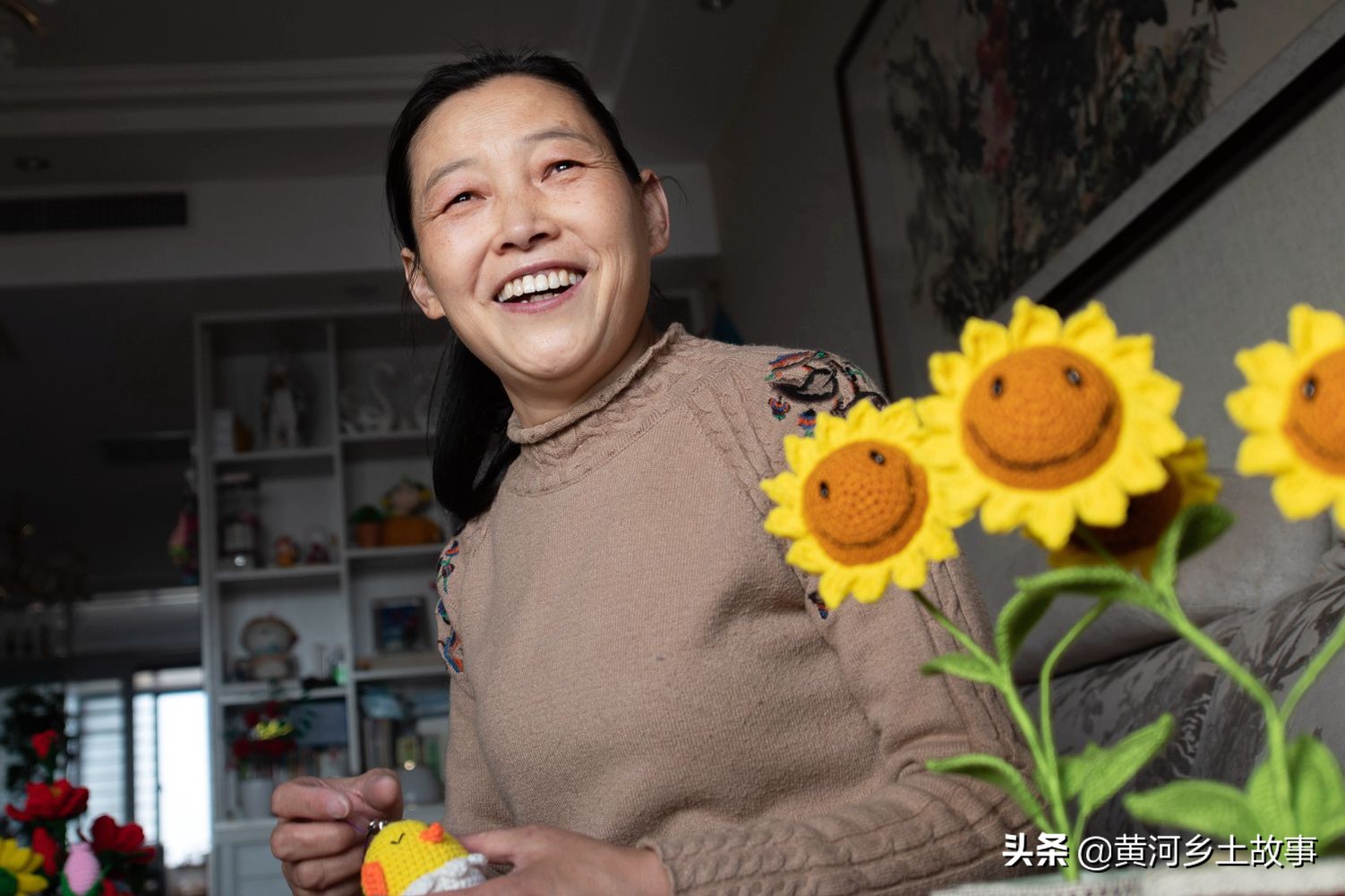 毛线手工编织高仿,毛线编织大姐