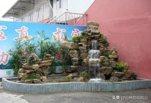 庭院鱼池假山怎么做好看,200平方新中式庭院鱼池假山设计