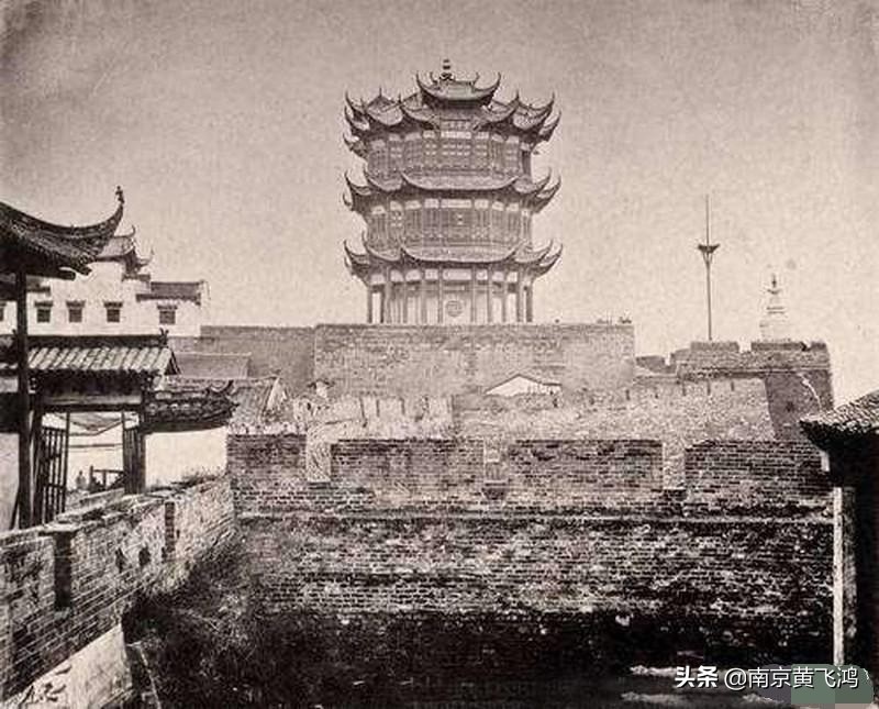 武汉黄鹤楼是什么年代建造的,武汉黄鹤楼老照片
