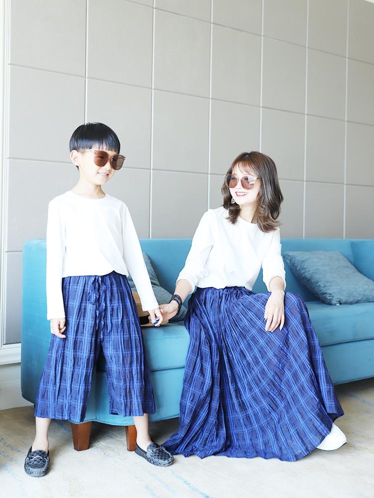 流行穿搭亲子装,小个子胖妈妈汉服亲子装